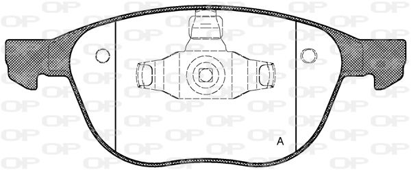 OPEN PARTS Jarrupala, levyjarru BPA1082.00